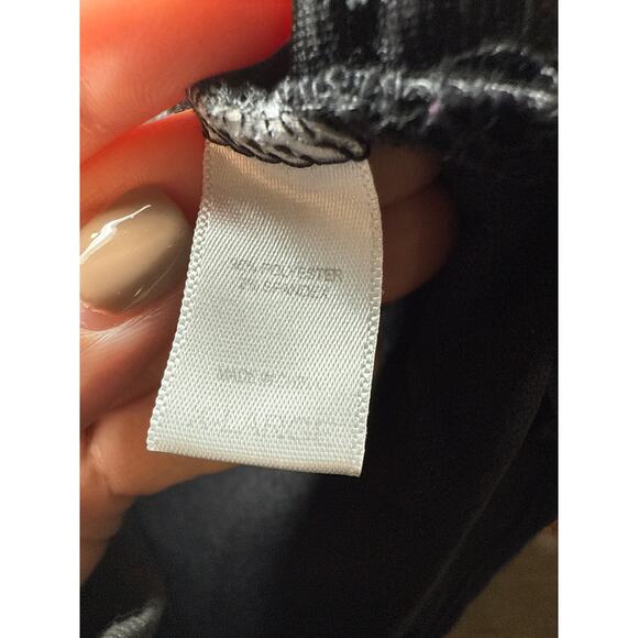 Muks Luks quilted black button down sweater womens XL cozy classic preppy - Picture 3 of 7